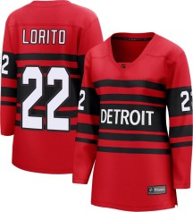 Women's Fanatics Branded Detroit Red Wings Matthew Lorito Red Special Edition 2.0 Jersey - Breakaway