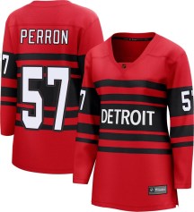 Women's Fanatics Branded Detroit Red Wings David Perron Red Special Edition 2.0 Jersey - Breakaway