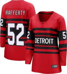 Women's Fanatics Branded Detroit Red Wings Brogan Rafferty Red Special Edition 2.0 Jersey - Breakaway