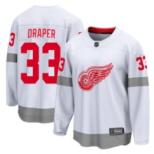 Youth Fanatics Branded Detroit Red Wings Kris Draper White 2020/21 Special Edition Jersey - Breakaway