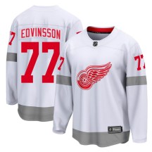 Youth Fanatics Branded Detroit Red Wings Simon Edvinsson White 2020/21 Special Edition Jersey - Breakaway