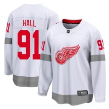 Youth Fanatics Branded Detroit Red Wings Curtis Hall White 2020/21 Special Edition Jersey - Breakaway