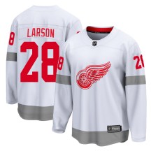 Youth Fanatics Branded Detroit Red Wings Reed Larson White 2020/21 Special Edition Jersey - Breakaway