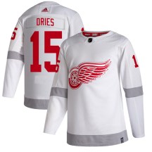 Youth Adidas Detroit Red Wings Sheldon Dries White 2020/21 Reverse Retro Jersey - Authentic Youth Adidas Detroit Red Wings Sheldon Dries White 2020/21 Reverse Retro Jersey - Authentic