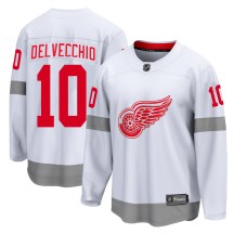 Men's Fanatics Branded Detroit Red Wings Alex Delvecchio White 2020/21 Special Edition Jersey - Breakaway