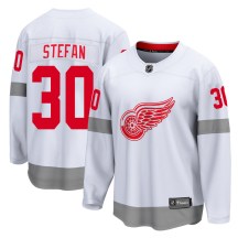 Men's Fanatics Branded Detroit Red Wings Greg Stefan White 2020/21 Special Edition Jersey - Breakaway