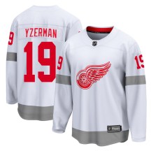 Men's Fanatics Branded Detroit Red Wings Steve Yzerman White 2020/21 Special Edition Jersey - Breakaway