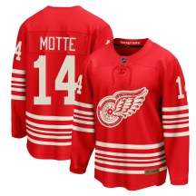 Youth Fanatics Detroit Red Wings Tyler Motte Red Centennial Jersey - Breakaway Youth Fanatics Detroit Red Wings Tyler Motte Red Centennial Jersey - Breakaway