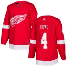 Men's Adidas Detroit Red Wings Mark Howe Red Home Jersey - Authentic Men's Adidas Detroit Red Wings Mark Howe Red Home Jersey - Authentic