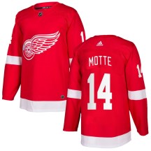 Men's Adidas Detroit Red Wings Tyler Motte Red Home Jersey - Authentic Men's Adidas Detroit Red Wings Tyler Motte Red Home Jersey - Authentic