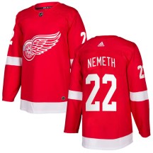 Men's Adidas Detroit Red Wings Patrik Nemeth Red Home Jersey - Authentic