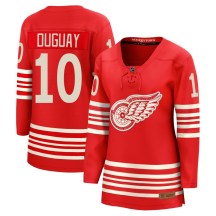 Women's Fanatics Detroit Red Wings Ron Duguay Red Centennial Jersey - Breakaway Women's Fanatics Detroit Red Wings Ron Duguay Red Centennial Jersey - Breakaway