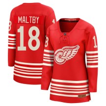 Women's Fanatics Detroit Red Wings Kirk Maltby Red Centennial Jersey - Breakaway Women's Fanatics Detroit Red Wings Kirk Maltby Red Centennial Jersey - Breakaway