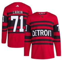 Men's Adidas Detroit Red Wings Dylan Larkin Red Reverse Retro 2.0 Jersey - Authentic
