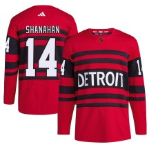 Men's Adidas Detroit Red Wings Brendan Shanahan Red Reverse Retro 2.0 Jersey - Authentic