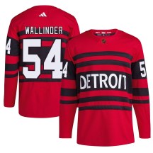 Men's Adidas Detroit Red Wings William Wallinder Red Reverse Retro 2.0 Jersey - Authentic Men's Adidas Detroit Red Wings William Wallinder Red Reverse Retro 2.0 Jersey - Authentic