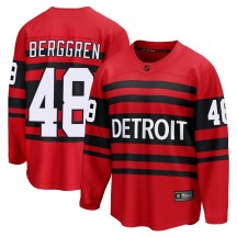 Men's Fanatics Branded Detroit Red Wings Jonatan Berggren Red Special Edition 2.0 Jersey - Breakaway