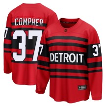Men's Fanatics Branded Detroit Red Wings J.T. Compher Red Special Edition 2.0 Jersey - Breakaway