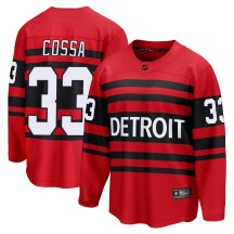 Men's Fanatics Branded Detroit Red Wings Sebastian Cossa Red Special Edition 2.0 Jersey - Breakaway