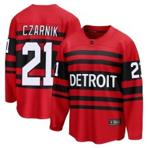 Men's Fanatics Branded Detroit Red Wings Austin Czarnik Red Special Edition 2.0 Jersey - Breakaway
