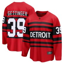 Men's Fanatics Branded Detroit Red Wings Tim Gettinger Red Special Edition 2.0 Jersey - Breakaway