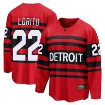 Men's Fanatics Branded Detroit Red Wings Matthew Lorito Red Special Edition 2.0 Jersey - Breakaway