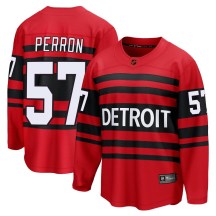 Men's Fanatics Branded Detroit Red Wings David Perron Red Special Edition 2.0 Jersey - Breakaway