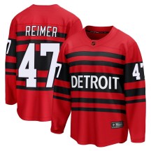 Men's Fanatics Branded Detroit Red Wings James Reimer Red Special Edition 2.0 Jersey - Breakaway
