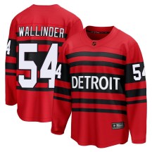 Men's Fanatics Branded Detroit Red Wings William Wallinder Red Special Edition 2.0 Jersey - Breakaway