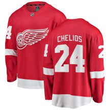 Youth Fanatics Branded Detroit Red Wings Chris Chelios Red Home Jersey - Breakaway