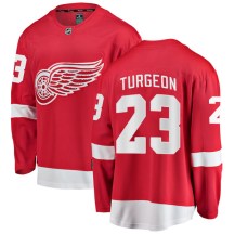 Youth Fanatics Branded Detroit Red Wings Dominic Turgeon Red Home Jersey - Breakaway