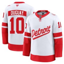 Youth Fanatics Detroit Red Wings Ron Duguay White 2025 Stadium Series Jersey - Premium Youth Fanatics Detroit Red Wings Ron Duguay White 2025 Stadium Series Jersey - Premium