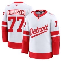 Youth Fanatics Detroit Red Wings Simon Edvinsson White 2025 Stadium Series Jersey - Premium Youth Fanatics Detroit Red Wings Simon Edvinsson White 2025 Stadium Series Jersey - Premium