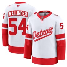 Youth Fanatics Detroit Red Wings William Wallinder White 2025 Stadium Series Jersey - Premium Youth Fanatics Detroit Red Wings William Wallinder White 2025 Stadium Series Jersey - Premium