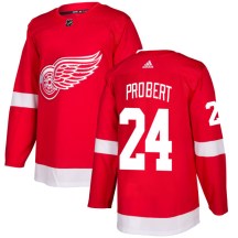 Men's Adidas Detroit Red Wings Bob Probert Red Jersey - Authentic