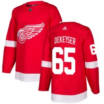 Men's Adidas Detroit Red Wings Danny DeKeyser Red Jersey - Authentic