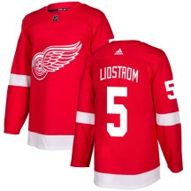 Men's Adidas Detroit Red Wings Nicklas Lidstrom Red Jersey - Authentic