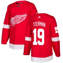 Men's Adidas Detroit Red Wings Steve Yzerman Red Jersey - Authentic