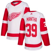 Men's Adidas Detroit Red Wings Anthony Mantha White Jersey - Authentic