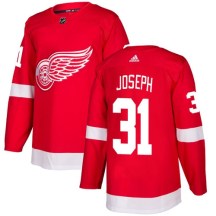 Youth Adidas Detroit Red Wings Curtis Joseph Red Home Jersey - Authentic