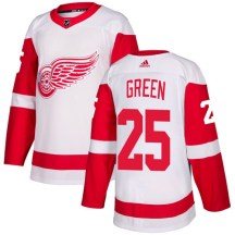 Youth Adidas Detroit Red Wings Mike Green White Away Jersey - Authentic