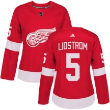 Women's Adidas Detroit Red Wings Nicklas Lidstrom Red Home Jersey - Authentic