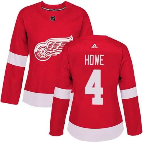 Women's Adidas Detroit Red Wings Mark Howe Red Home Jersey - Authentic Women's Adidas Detroit Red Wings Mark Howe Red Home Jersey - Authentic