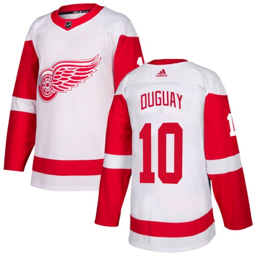 Youth Adidas Detroit Red Wings Ron Duguay White Jersey - Authentic Youth Adidas Detroit Red Wings Ron Duguay White Jersey - Authentic