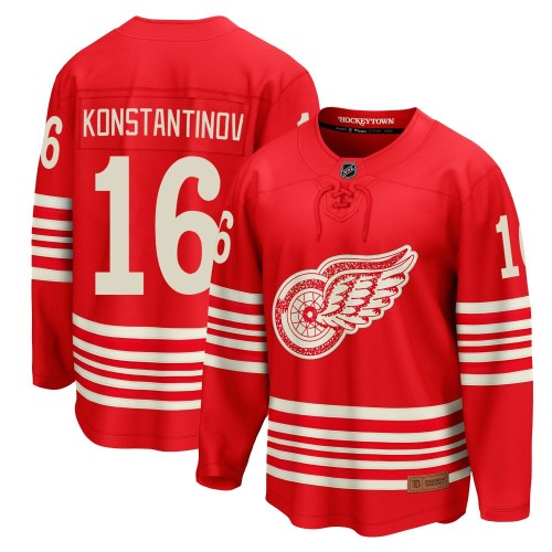 Men's Fanatics Detroit Red Wings Vladimir Konstantinov Red Centennial Jersey - Breakaway Men's Fanatics Detroit Red Wings Vladimir Konstantinov Red Centennial Jersey - Breakaway