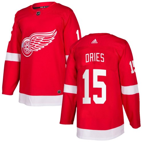 Men's Adidas Detroit Red Wings Sheldon Dries Red Home Jersey - Authentic Men's Adidas Detroit Red Wings Sheldon Dries Red Home Jersey - Authentic