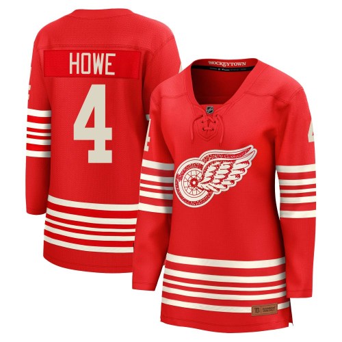 Women's Fanatics Detroit Red Wings Mark Howe Red Centennial Jersey - Breakaway Women's Fanatics Detroit Red Wings Mark Howe Red Centennial Jersey - Breakaway