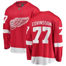 Men's Fanatics Branded Detroit Red Wings Simon Edvinsson Red Home Jersey - Breakaway Men's Fanatics Branded Detroit Red Wings Simon Edvinsson Red Home Jersey - Breakaway