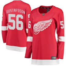 Women's Fanatics Branded Detroit Red Wings Erik Gustafsson Red Home Jersey - Breakaway Women's Fanatics Branded Detroit Red Wings Erik Gustafsson Red Home Jersey - Breakaway