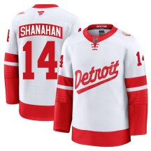 Men's Fanatics Detroit Red Wings Brendan Shanahan White 2025 Stadium Series Jersey - Premium Men's Fanatics Detroit Red Wings Brendan Shanahan White 2025 Stadium Series Jersey - Premium